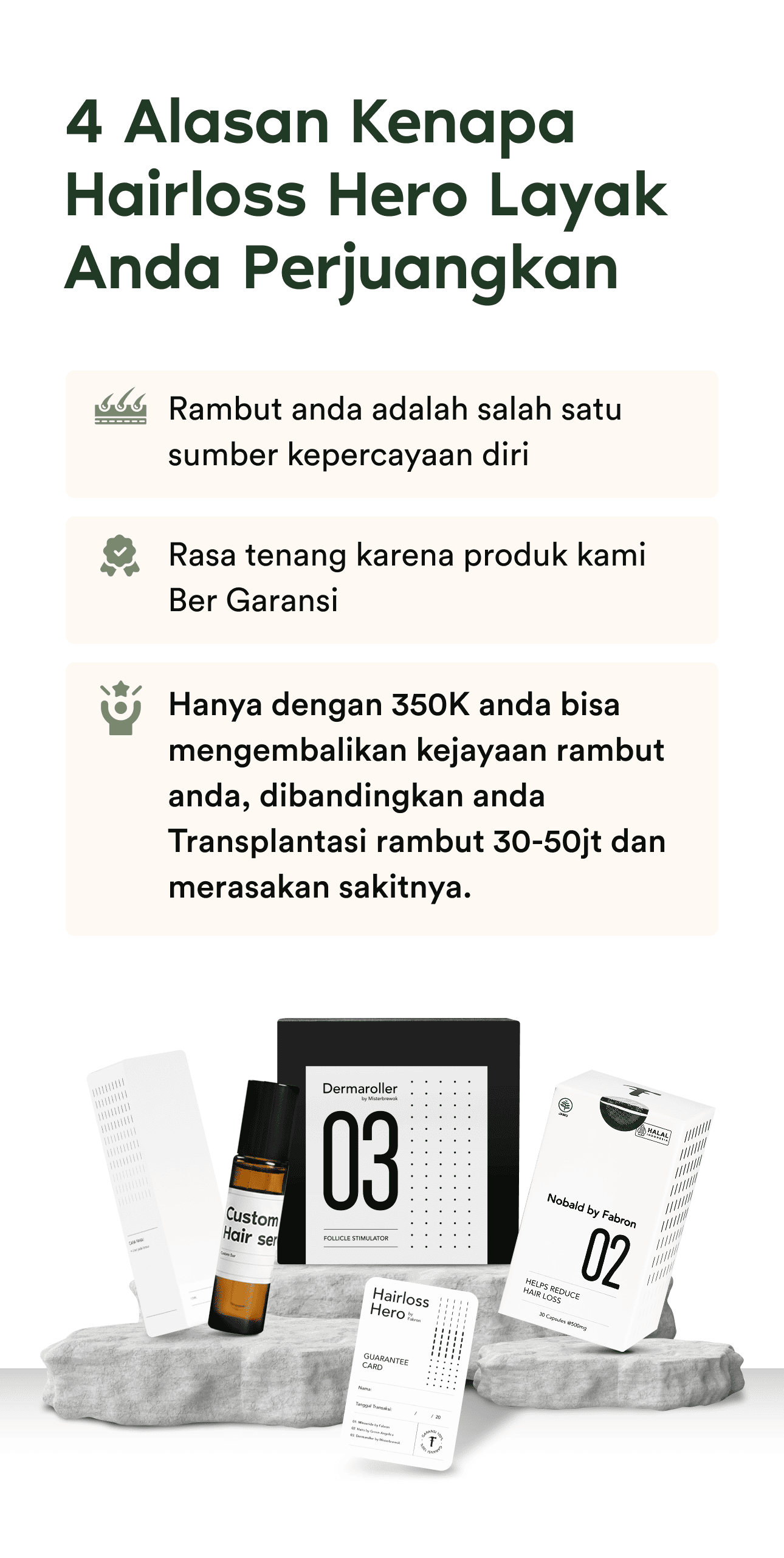 4 Alasan Kenapa Hairloss Hero Layak Anda Perjuangkan